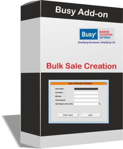 bulk Sale Creation busy Addon